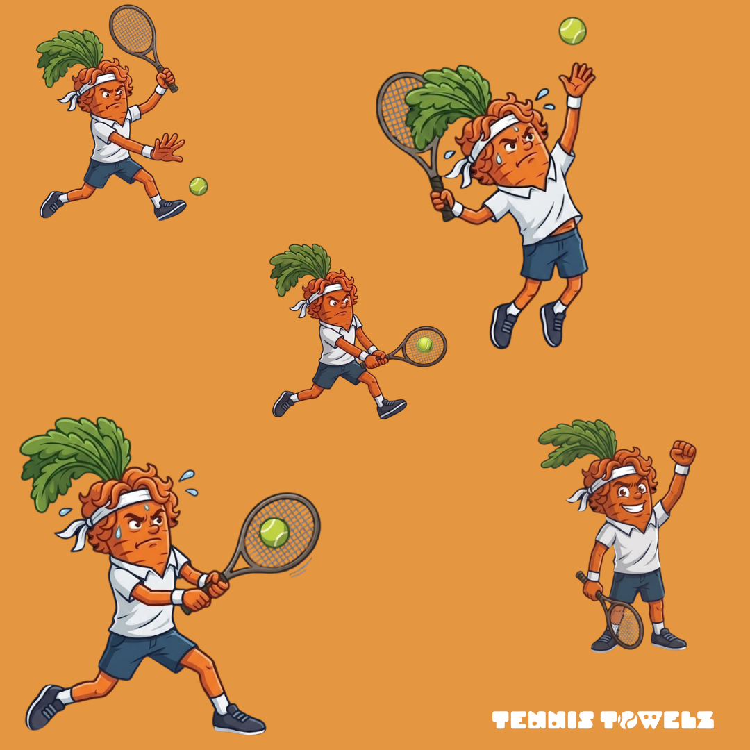 The Original Tennis Towel: Italian Carrot Top - Orange